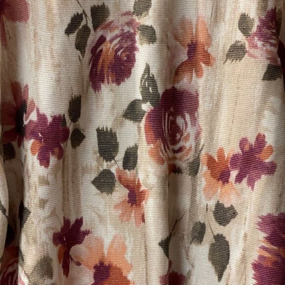 Alfred Dunner Floral Lightweight Long SLeeve Sweater XL - Picture 6 of 7